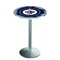 Holland Bar Stool Co 36" Stainless Steel Winnipeg Jets Pub Table L214S3628WinJet - alternate 1